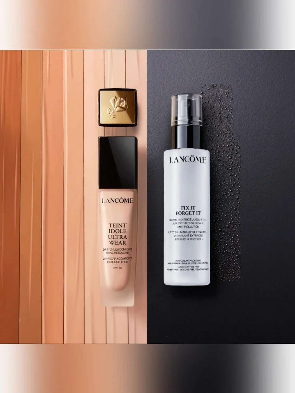Lancome FIRE! NIB! Fix It Forget It Makeup Setting Spray in 100ml/3.5floz R2S!